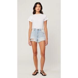 NWT Women's Rollas Dusters Denim 100% Cotton Short in Layla Bleach size 10 (30)